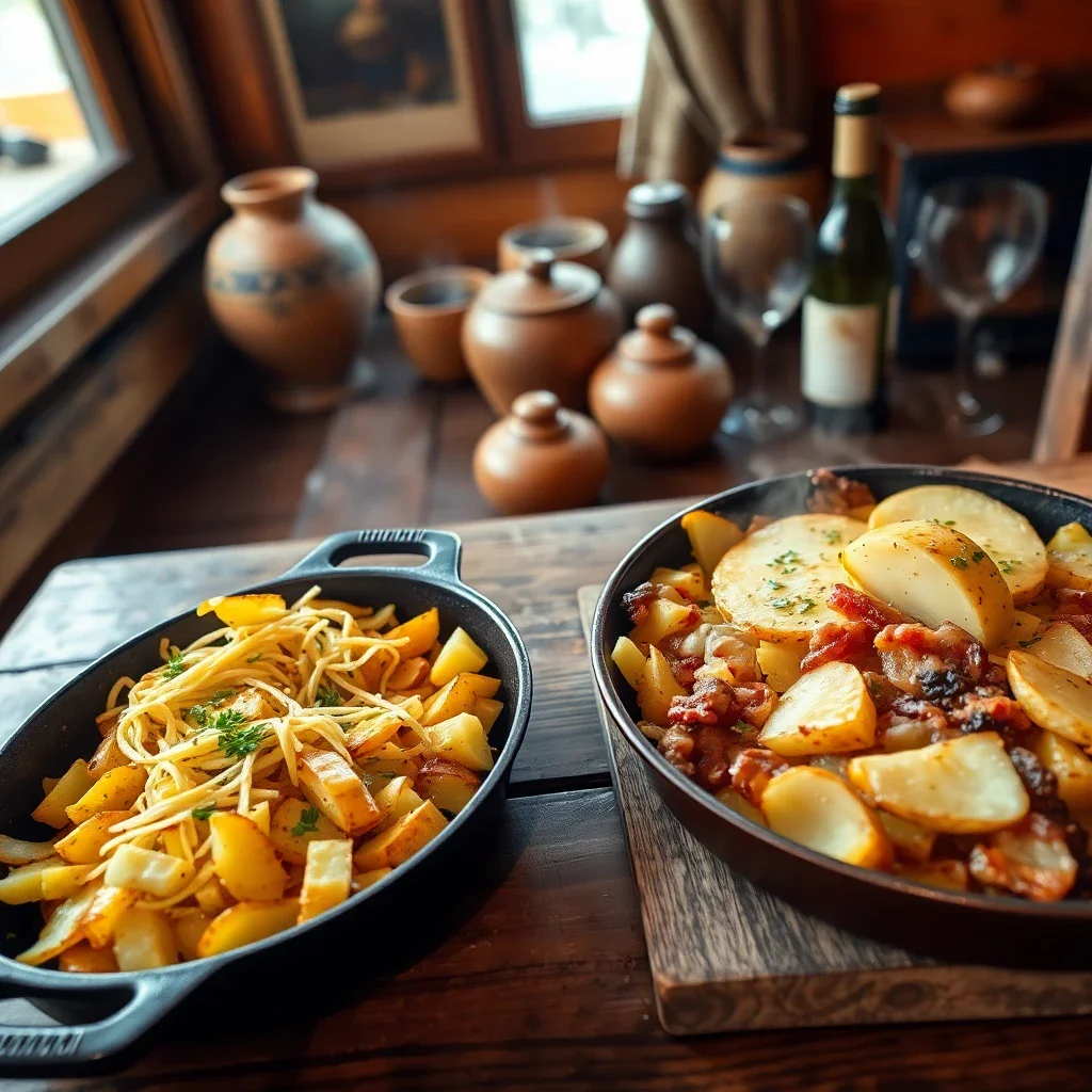 quelle est la différence entre la truffade et la tartiflette ?