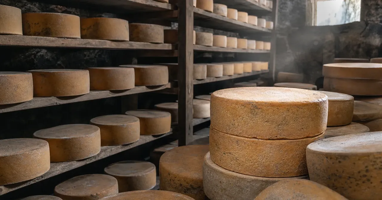 Trop de lait en Auvergne : les caves de Saint-Nectaire sont pleines