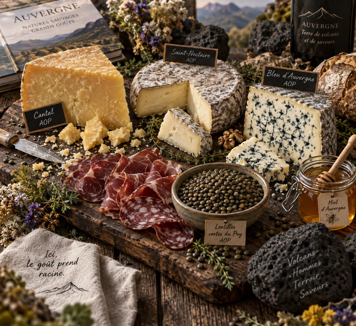 Produits typiques auvergne, le meilleur panier dépend de votre séjour