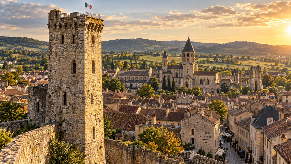 Tour des fromages : 120 marches pour voir Cluny depuis l’ancienne enceinte