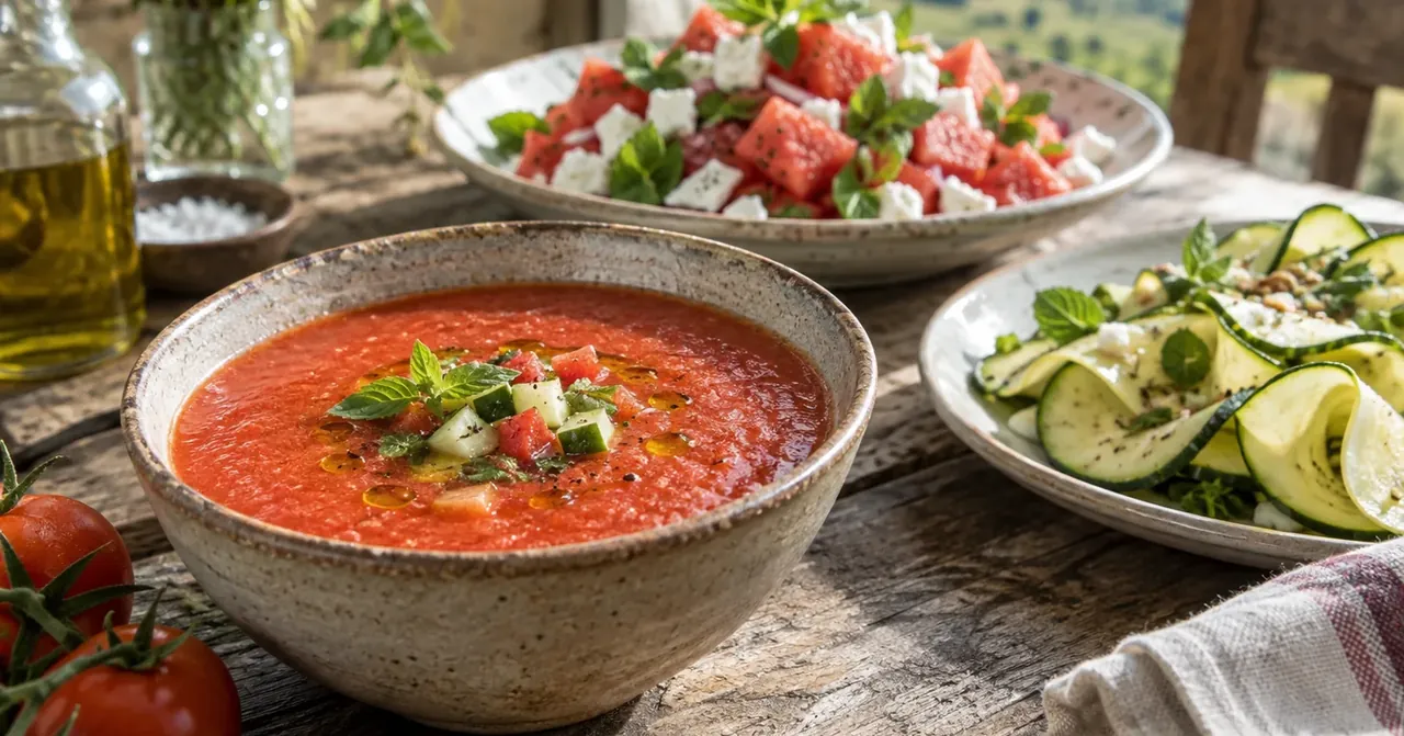 Gaspacho, pastèque, courgette : des idées fraîches sans four ni plaques