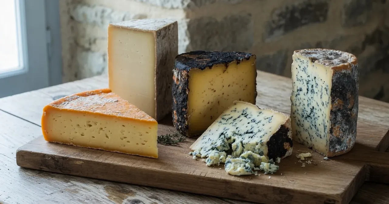 Salers, fourme, bleu, saint-nectaire, cantal : les cinq AOP d&rsquo;Auvergne en clair
