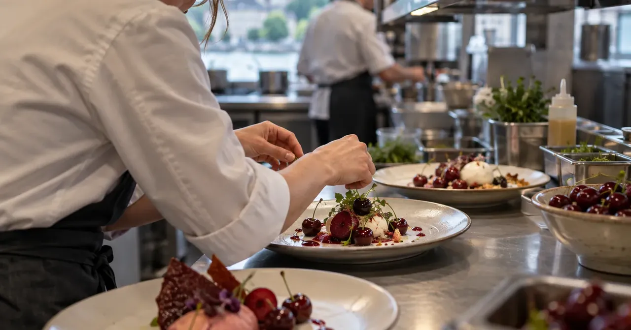 À Freia, à Nantes, Sarah Mainguy propose trois recettes autour de la cerise